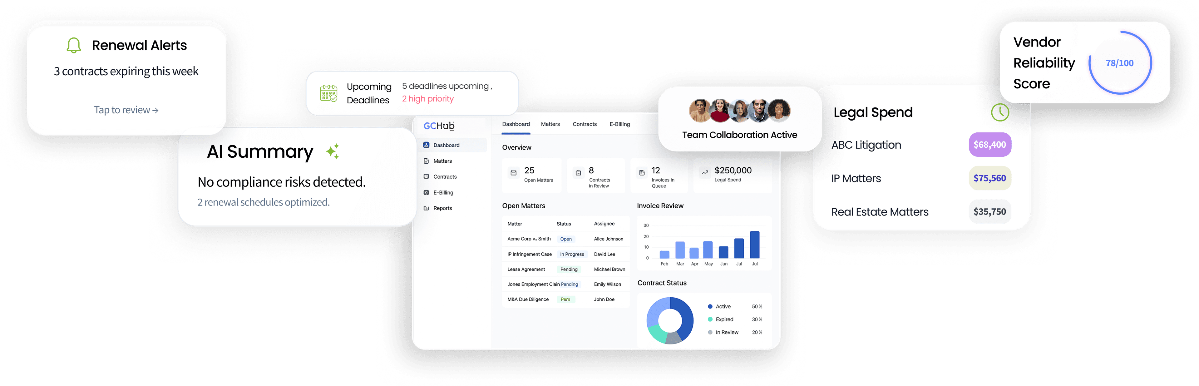 AI-powered legal management platform integrated with Microsoft 365.